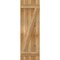 Ekena Millwork Joined Board-n-Batten Shutters w/Z-Bar, Rough Sawn Western Red Cedar, 16 1/8W x 50H, PR RBJ06Z16X050RWR - alternate 4